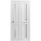 Sartodoors Sliding Closet Bi-fold Doors 64 x 80in, Veregio 7288 White Silk W/ Frosted Glass, Sturdy Tracks VEREGIO7288BF-WS-64 - alternate 1